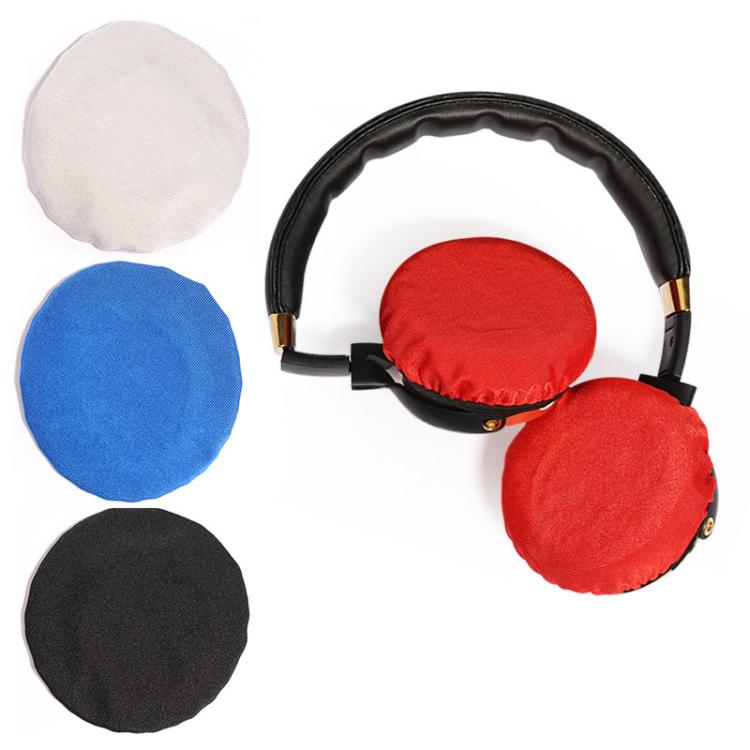 2pcs Universal Round Reusable Headset Dust Cover Sweat-proof Breathable Protective Cover, Color: L Gray - Anti-dust & Ear Caps by buy2fix | Online Shopping UK | buy2fix