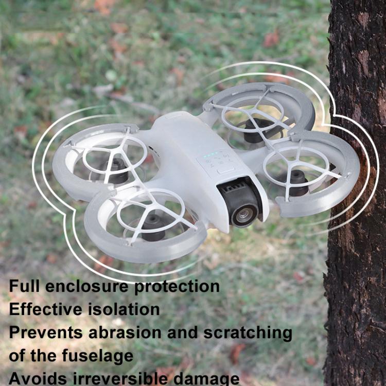 For DJI Neo CQT Impact Protection Cover + Bumper + Folding Stand + Tail Wing 4 In 1 Set(Gray) - Mount & Holder by CQT | Online Shopping UK | buy2fix