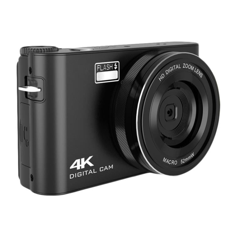 4K HD Touch Screen Digital Micro SLR Camera MP3 DSLR Camcorder 64MP Anti-Shake Vlogging Video Camera(Black) - Video Cameras by buy2fix | Online Shopping UK | buy2fix