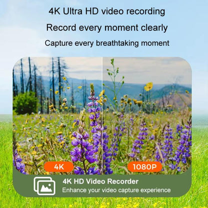 4K HD Touch Screen Digital Micro SLR Camera MP3 DSLR Camcorder 64MP Anti-Shake Vlogging Video Camera(Black) - Video Cameras by buy2fix | Online Shopping UK | buy2fix