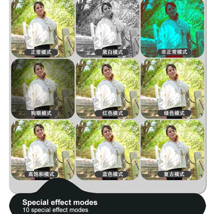 4K HD Touch Screen Digital Micro SLR Camera MP3 DSLR Camcorder 64MP Anti-Shake Vlogging Video Camera(White) - Video Cameras by buy2fix | Online Shopping UK | buy2fix