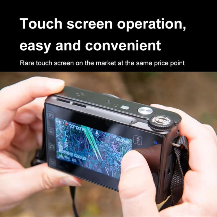 4K HD Touch Screen Digital Micro SLR Camera MP3 DSLR Camcorder 64MP Anti-Shake Vlogging Video Camera(White) - Video Cameras by buy2fix | Online Shopping UK | buy2fix