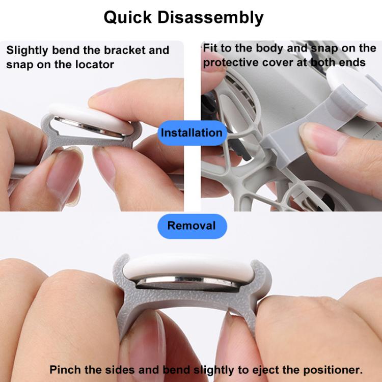 For DJI Neo CQT Mounting Locator Bracket Anti Loss Tracker Fixed Frame - Mount & Holder by CQT | Online Shopping UK | buy2fix