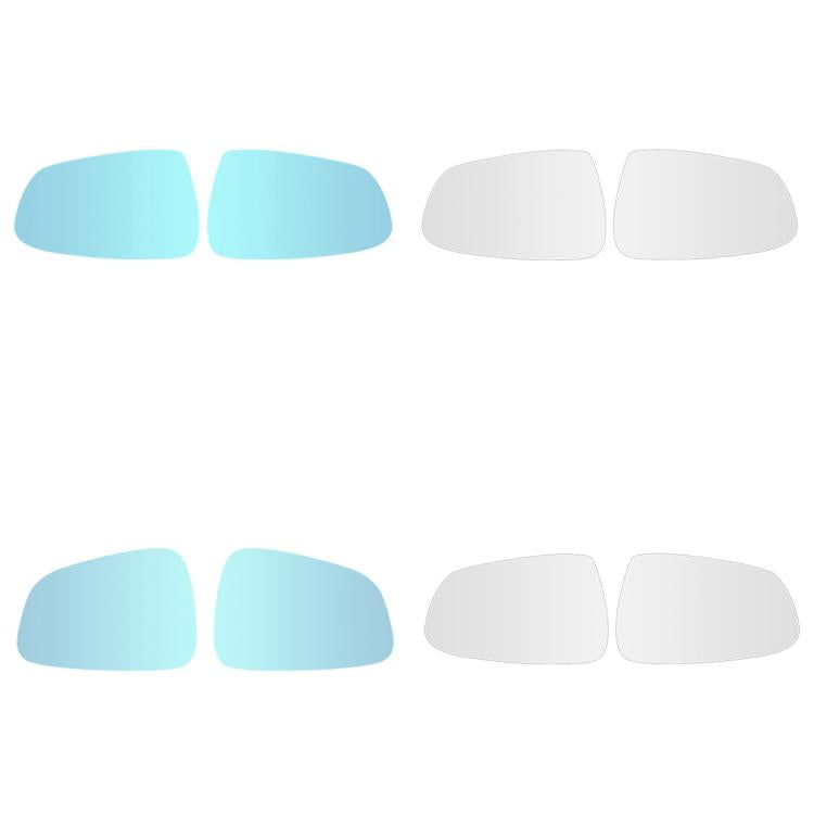 For Tesla Model X Blue Wide Field Of View Anti-glare Rearview Mirror Reversing Lens by buy2fix