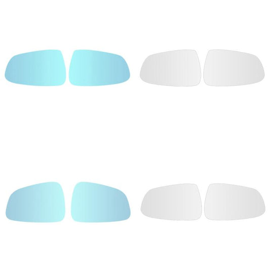 For Tesla Model S White Wide Field Of View Anti-glare Rearview Mirror Reversing Lens by buy2fix