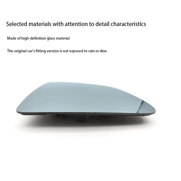 For Tesla Model X Blue Wide Field Of View Anti-glare Rearview Mirror Reversing Lens by buy2fix