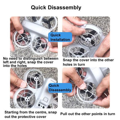 For DJI Neo CQT Blade Protector Propeller Integrated Shock Absorbing Bumper Ring - DIY Propeller by CQT | Online Shopping UK | buy2fix