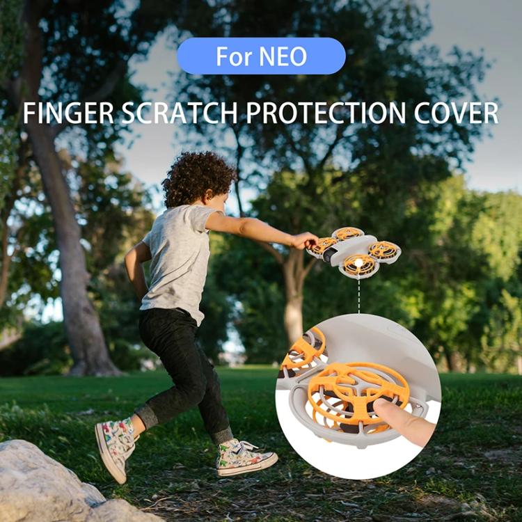 For DJI Neo CQT Drone Landing Scratch Protective Cover Prevent Finger Scratch Protective Cover Accessories, Color: Lower Gray - Other by CQT | Online Shopping UK | buy2fix