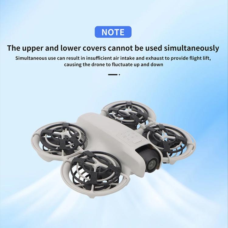 For DJI Neo CQT Drone Landing Scratch Protective Cover Prevent Finger Scratch Protective Cover Accessories, Color: Upper Black - Other by CQT | Online Shopping UK | buy2fix
