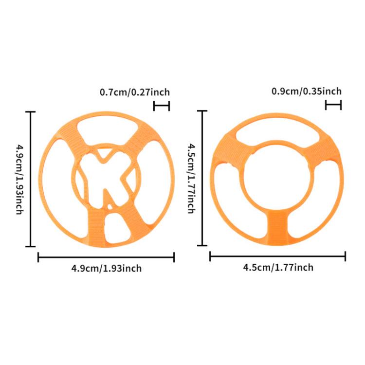 For DJI Neo CQT Drone Landing Scratch Protective Cover Prevent Finger Scratch Protective Cover Accessories, Color: Upper Orange - Other by CQT | Online Shopping UK | buy2fix