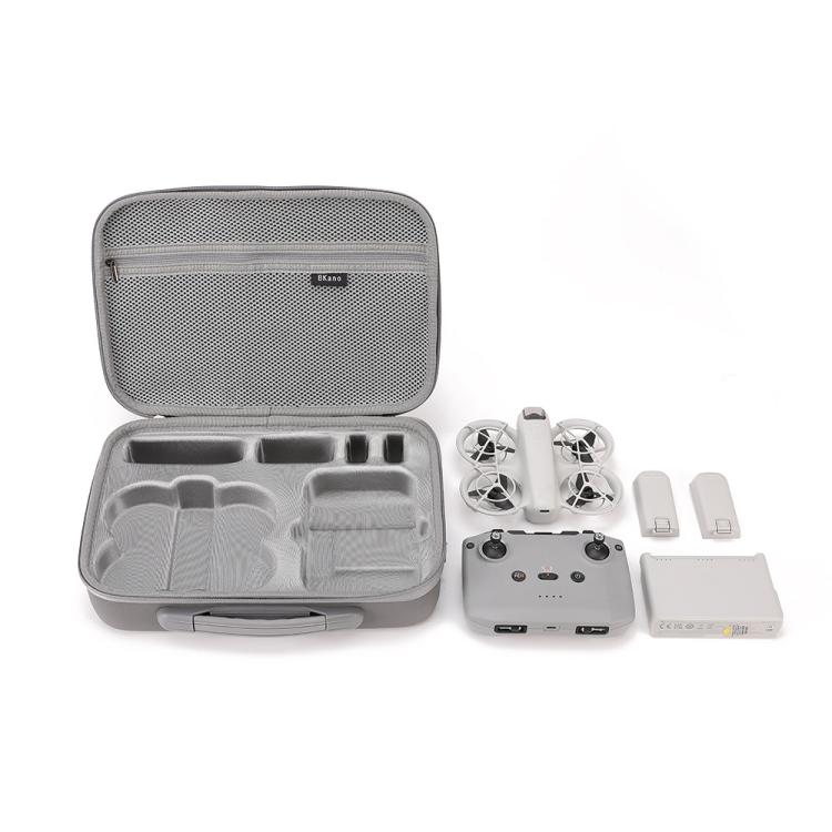 For DJI Neo Fly More Combo BKANO Storage Bag Hard Shell Shoulder Bag(Gray) - Cases & Bags by BKANO | Online Shopping UK | buy2fix