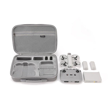 For DJI Neo Fly More Combo BKANO Storage Bag Hard Shell Shoulder Bag(Gray) - Cases & Bags by BKANO | Online Shopping UK | buy2fix