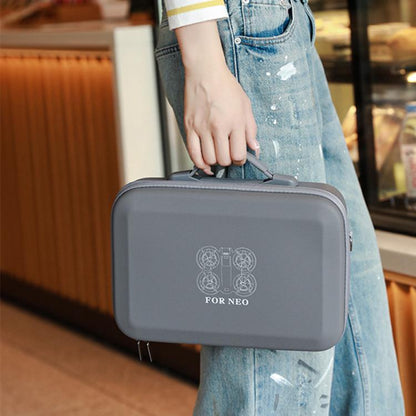 For DJI Neo Fly More Combo BKANO Storage Bag Hard Shell Shoulder Bag(Gray) - Cases & Bags by BKANO | Online Shopping UK | buy2fix