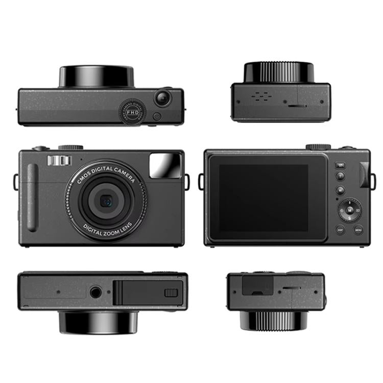 AMKOV CD-R1 24MP HD Pixel Shooting Student Camera 1080P Video Recording CCD Photo Video HD Camera(Pink) - Video Cameras by AMKOV | Online Shopping UK | buy2fix