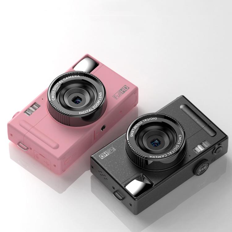 AMKOV CD-R1 24MP HD Pixel Shooting Student Camera 1080P Video Recording CCD Photo Video HD Camera(Pink) - Video Cameras by AMKOV | Online Shopping UK | buy2fix