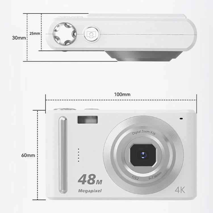 DC03H 2.4-Inch 16X Digital Zoom Electronic Image Stabilization 4K HD Digital Camera(White) - Children Cameras by buy2fix | Online Shopping UK | buy2fix
