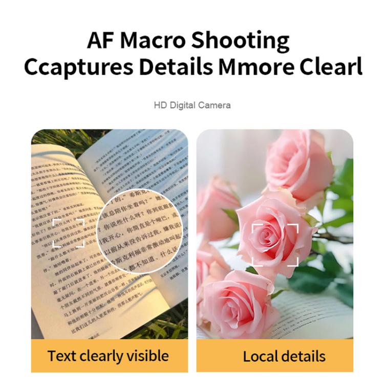 DC03H 2.4-Inch 16X Digital Zoom Electronic Image Stabilization 4K HD Digital Camera(White) - Children Cameras by buy2fix | Online Shopping UK | buy2fix