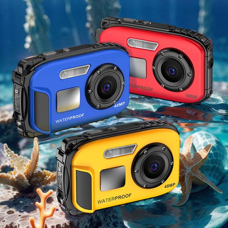 IP68 5m Waterproof Sports Digital Camera Kids Student DV Camera(Blue) - Video Cameras by buy2fix | Online Shopping UK | buy2fix