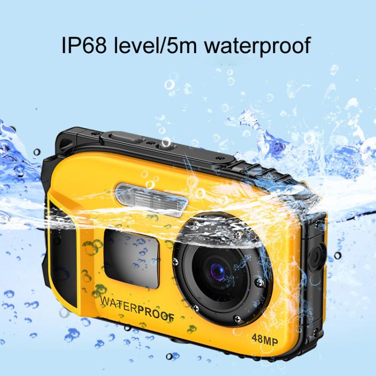 IP68 5m Waterproof Sports Digital Camera Kids Student DV Camera(Blue) - Video Cameras by buy2fix | Online Shopping UK | buy2fix