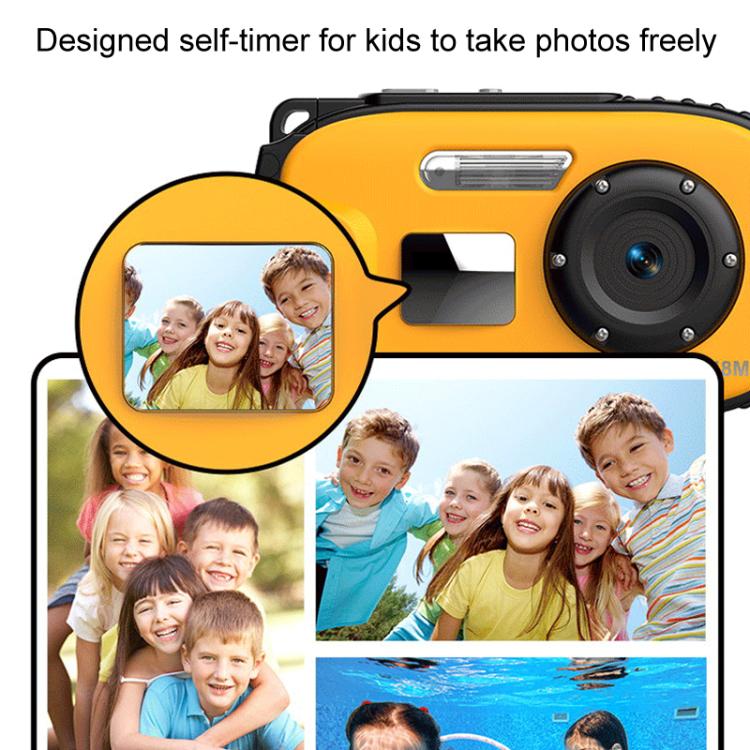 IP68 5m Waterproof Sports Digital Camera Kids Student DV Camera(Blue) - Video Cameras by buy2fix | Online Shopping UK | buy2fix