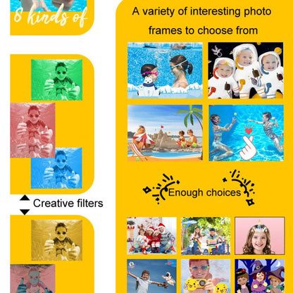 IP68 5m Waterproof Sports Digital Camera Kids Student DV Camera(Blue) - Video Cameras by buy2fix | Online Shopping UK | buy2fix