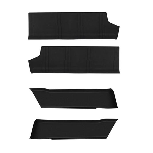 For Tesla Model Y Rear Seat One-Piece Full-Cover Anti-Kick Pads Guard Pad Decoration(4pcs /Set) by buy2fix