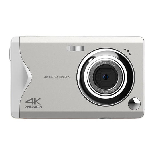 4K HD 3.0-Inch IPS Screen Autofocus HD Digital Camera Student DV Camera SLR(White)