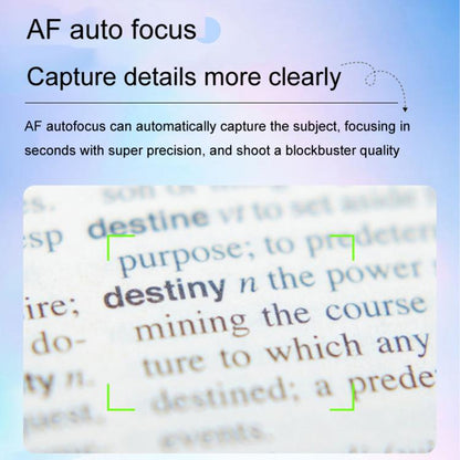 4K HD 3.0-Inch IPS Screen Autofocus HD Digital Camera Student DV Camera SLR(White) - Video Cameras by buy2fix | Online Shopping UK | buy2fix