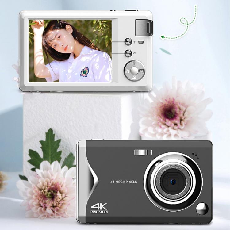 4K HD 3.0-Inch IPS Screen Autofocus HD Digital Camera Student DV Camera SLR(White) - Video Cameras by buy2fix | Online Shopping UK | buy2fix