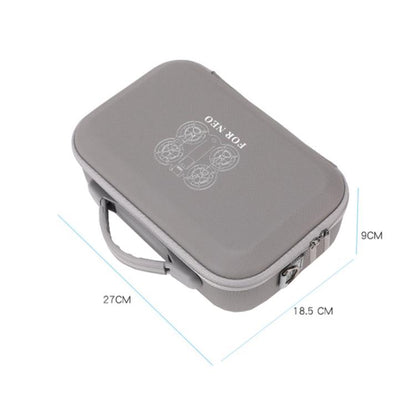 For DJI Neo BKANO NE-010 PU Storage Bag Hard Case Shoulder Bag(Gray) - Cases & Bags by BKANO | Online Shopping UK | buy2fix
