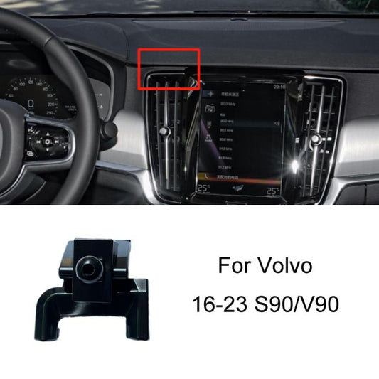For Volvo Left Driving Car-Mounted Special Mobile Phone Navigation Bracket Base, Model: 16-23 S90 With Glue/V90 by buy2fix