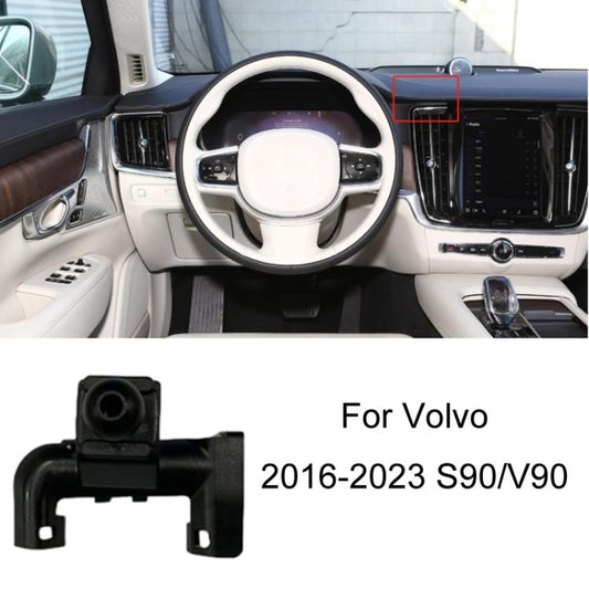 For Volvo Left Driving Car-Mounted Special Mobile Phone Navigation Bracket Base, Model: 16-23 S90 Buckle/V90 by buy2fix