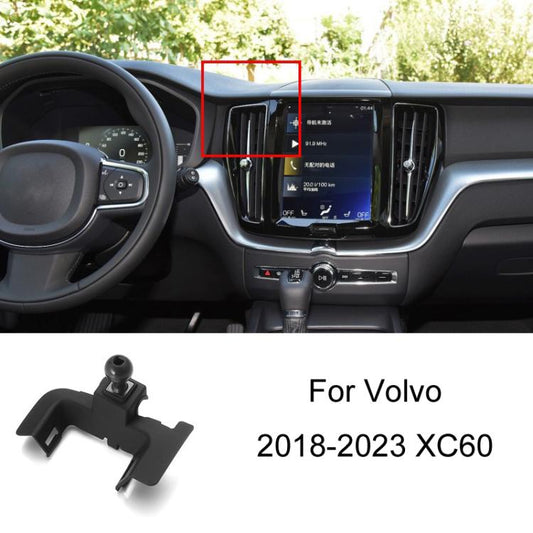 For Volvo Left Driving Car-Mounted Special Mobile Phone Navigation Bracket Base, Model: 18-23 XC60 by buy2fix