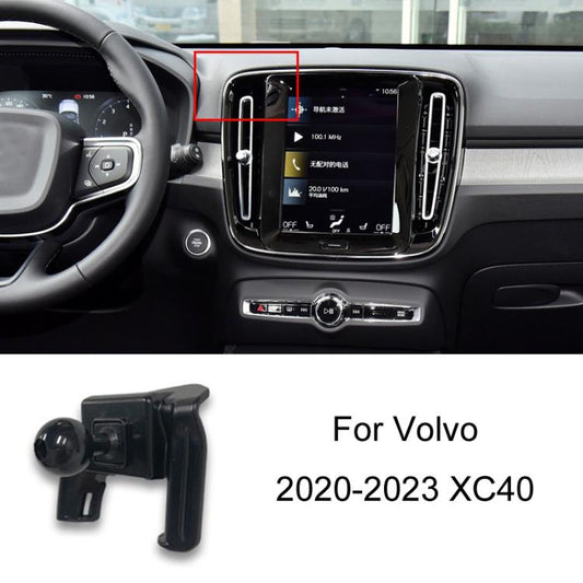 For Volvo Left Driving Car-Mounted Special Mobile Phone Navigation Bracket Base, Model: 20-23 XC40 by buy2fix