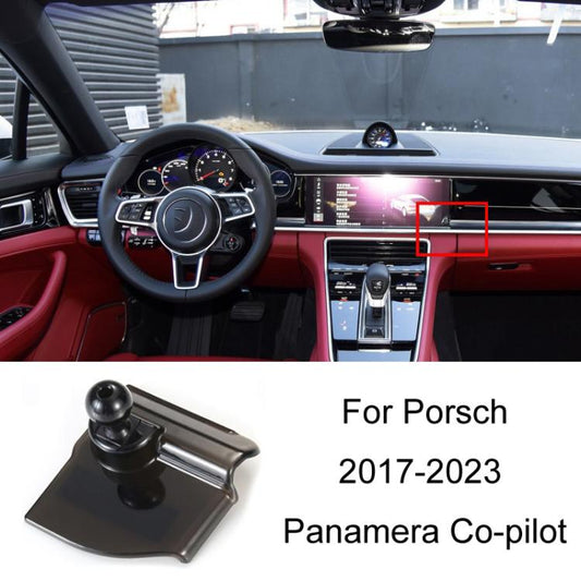 For Porsche Left Driving Car-Mounted Mobile Phone Navigation Holder Base, Model: 17-23 Panamera Co-pilot by buy2fix