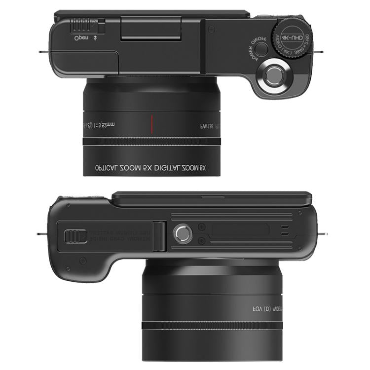 Micro SLR 5X Optical Zoom / 8X Digital Zoom Digital Camera 48MP HD Shooting VCR Photo Camera(Black) - Video Cameras by buy2fix | Online Shopping UK | buy2fix