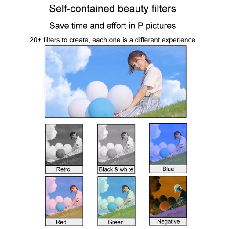 Micro SLR 5X Optical Zoom / 8X Digital Zoom Digital Camera 48MP HD Shooting VCR Photo Camera(Black) - Video Cameras by buy2fix | Online Shopping UK | buy2fix