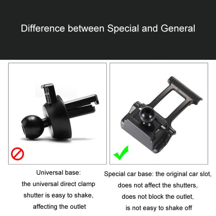 For MorrisGarages Car-Mounted Special Mobile Phone Navigation Bracket Base, Model: 18-20 HS - Special Car Holders by buy2fix | Online Shopping UK | buy2fix