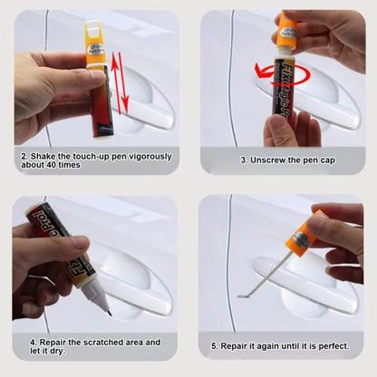 Car Scratch Repair Liquid Paint Touch-Up Pen(Black) by buy2fix