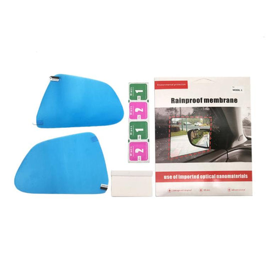 For Tesla Model Y Car Side Window Rearview Mirror Rainproof Film Nano Anti-fog Sticker by buy2fix