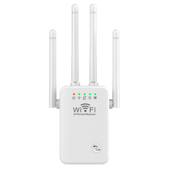 Urant U9 300Mbps 2.4G Wireless Repeater WiFi Signal Amplifier Support WPS Quick Setting UK Plug White