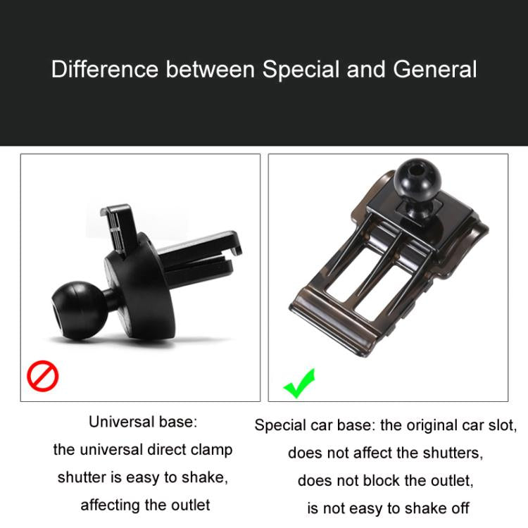For Peugeot Left Driving Car-Mounted Special Mobile Phone Navigation Bracket Base, Model: 16-21 308 by buy2fix