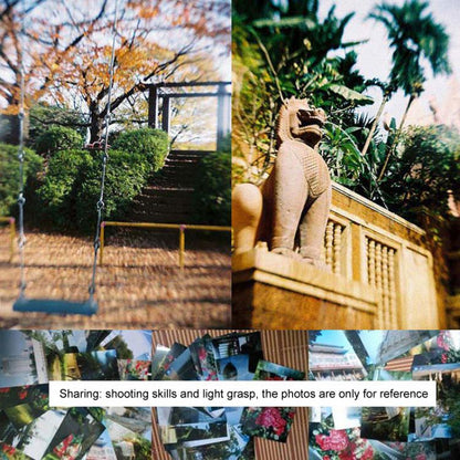 DIY Double Lens Assembly 35mm Film Camera Retro Nostalgic Double Reflection Film Camera(Black) by buy2fix