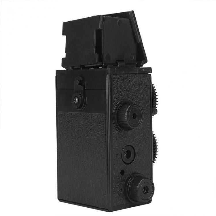 DIY Double Lens Assembly 35mm Film Camera Retro Nostalgic Double Reflection Film Camera(Black) by buy2fix