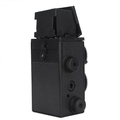 DIY Double Lens Assembly 35mm Film Camera Retro Nostalgic Double Reflection Film Camera(Black) by buy2fix