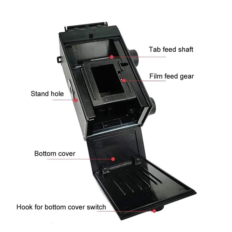 DIY Double Lens Assembly 35mm Film Camera Retro Nostalgic Double Reflection Film Camera(Black) by buy2fix