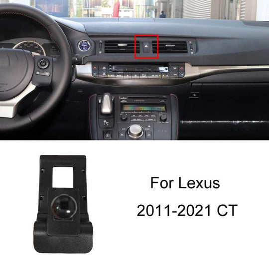 For Lexus Car Special Mobile Phone Navigation Bracket Base, Model: 11-21 CT, Left Driving
