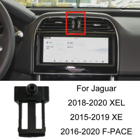 For Jaguar Left Driving Car Special Mobile Phone Navigation Bracket Base(18-20 XEL/15-19 XE/16-20 F-PACE) by buy2fix