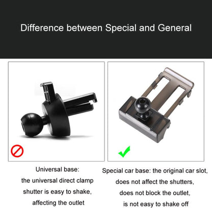 For Jaguar Left Driving Car Special Mobile Phone Navigation Bracket Base(18 E-Pace) by buy2fix