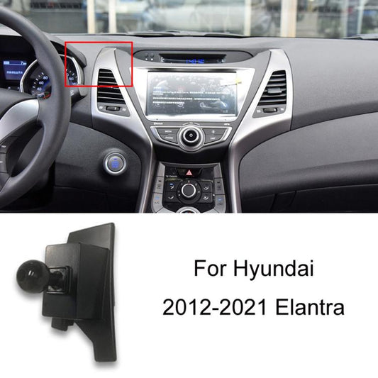 For Hyundai Left Driving Car Special Mobile Navigation Bracket Base, Model: 12-21 Elantra - Special Car Holders by buy2fix | Online Shopping UK | buy2fix